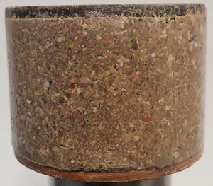 gequollener Prüfkörper